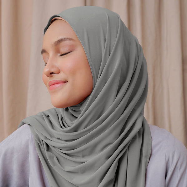 Mahita Instan Shawl (Pashmina Instan) Green Pastel