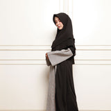 Medi Dress (Gamis Syari Wanita) Black