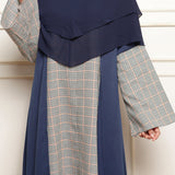 Medi Dress (Gamis Syari Wanita) Navy