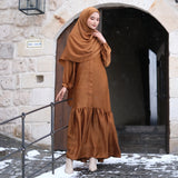 Zaira Dress Brown Sugar