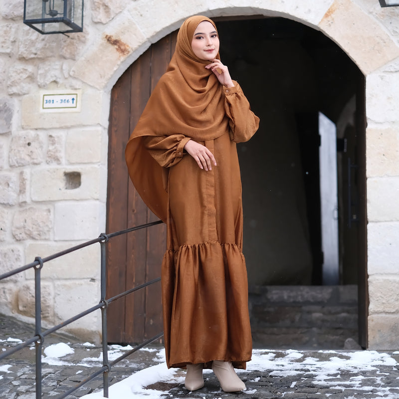 Zaira Dress Brown Sugar