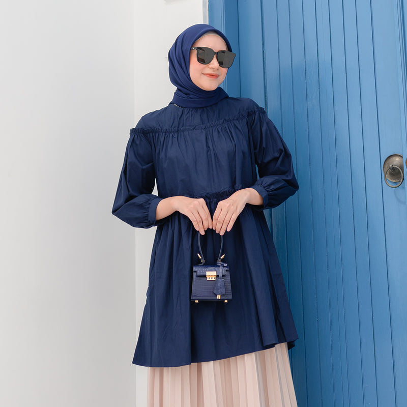 Poply Blouse Navy