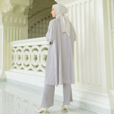 Zakia Pleats Set Natural Size M