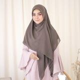 Mima Square Syari (Hijab Segiempat Syari) Dark Grey