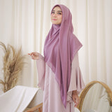 Mima Square Syari (Hijab Segiempat Syari) Dusty Purple