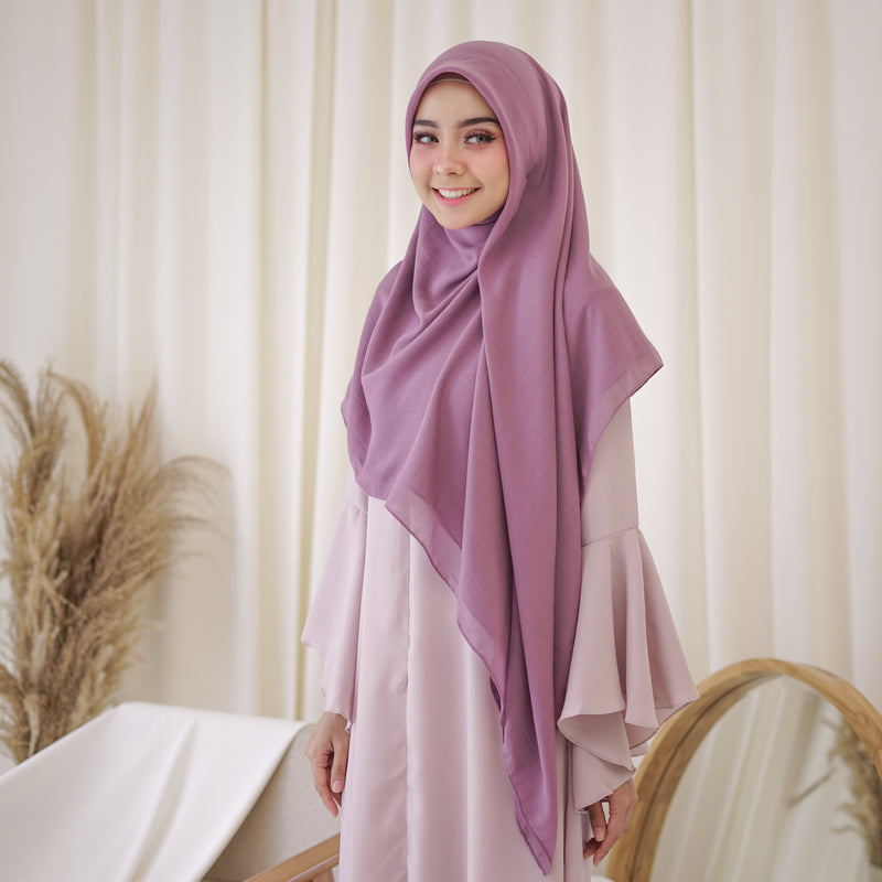 Mima Square Syari (Hijab Segiempat Syari) Dusty Purple