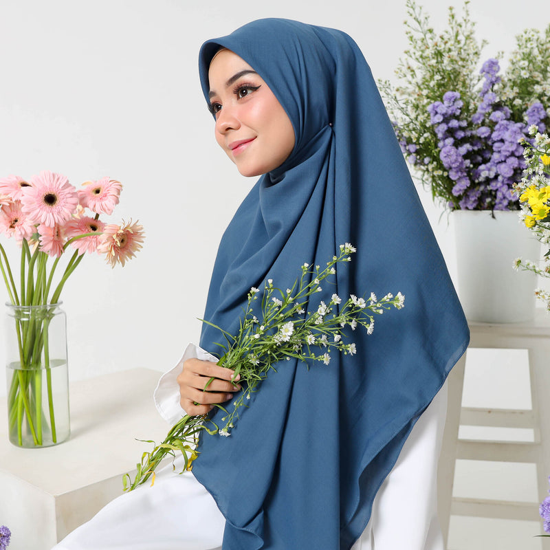 Detaa Square Syari (Hijab Segiempat Syari) Denim