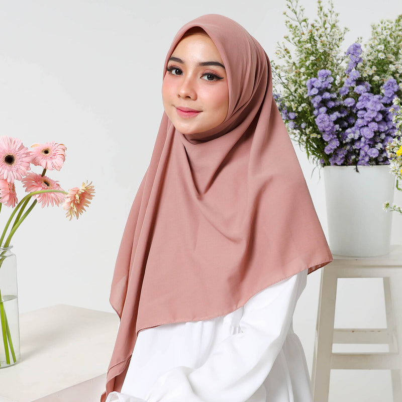 Detaa Square Syari (Hijab Segiempat Syari) Old Tan