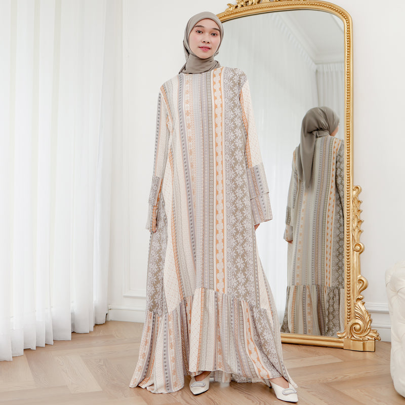 Elnora Dress Autumn Latte