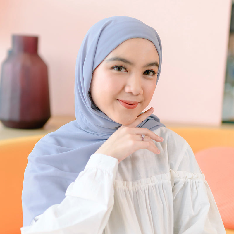 Araa Shawl Soft Blue Grey