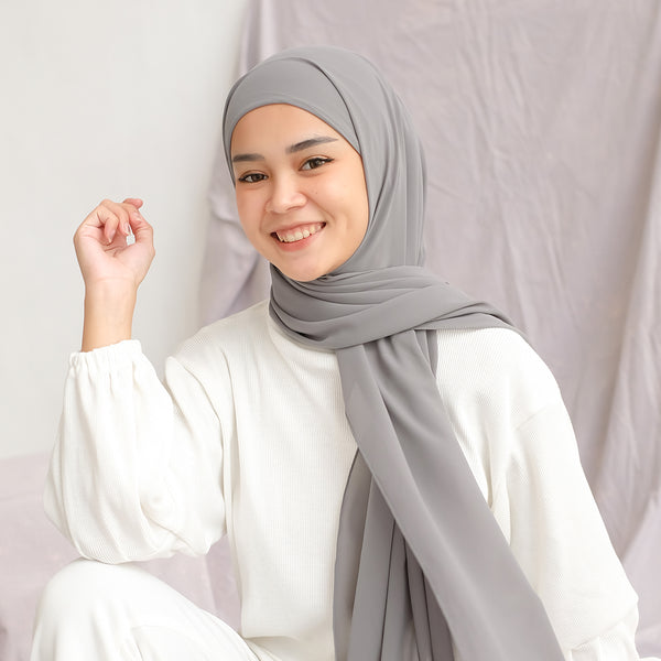 Bawal Inner Shawl Smoke Grey