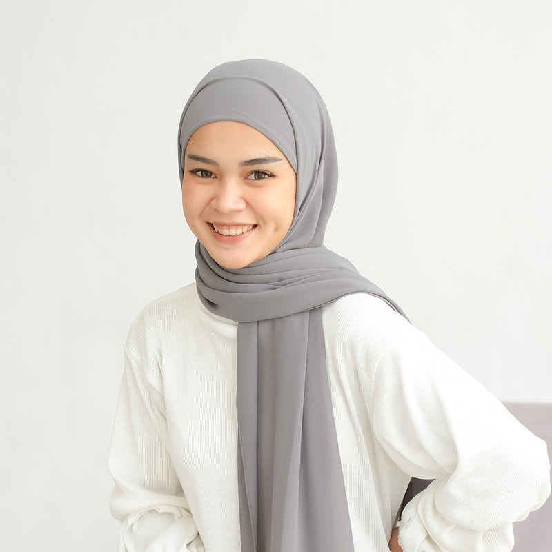 Bawal Inner Shawl Smoke Grey