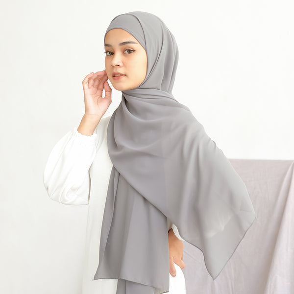 Bawal Inner Shawl Smoke Grey