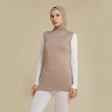 Inner Shirt Sleeveless (Manset Tanpa Lengan) Taupe