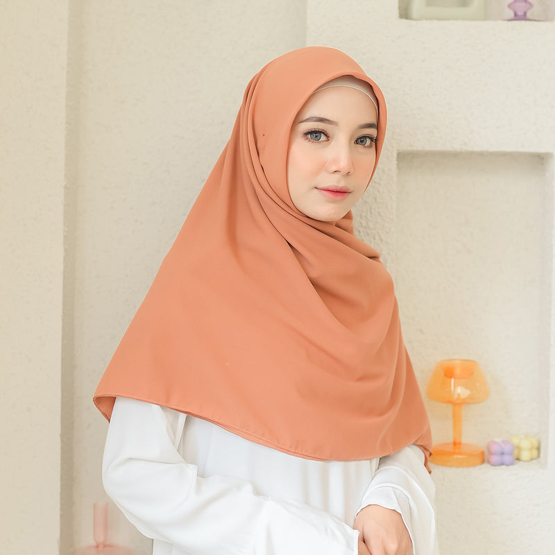 Detaa Square Syari (Hijab Segiempat Syari) Terracota