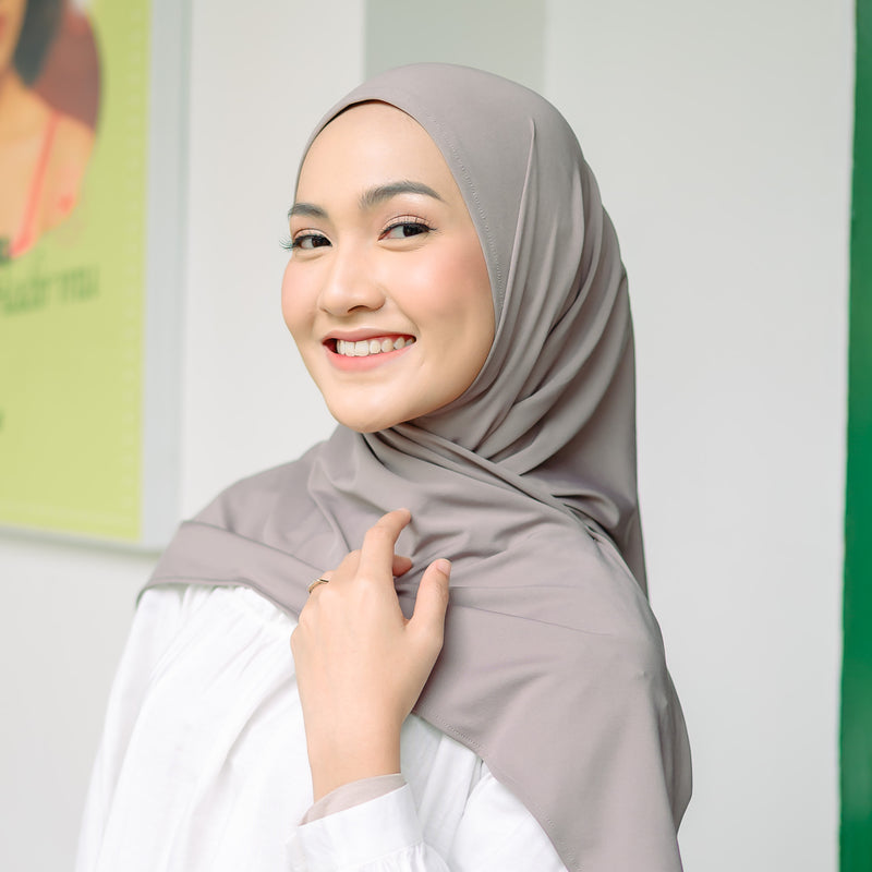 Qiya Instan Square (Segiempat Instan) Grey Cream