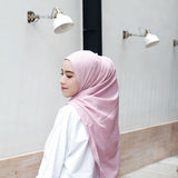 Waffle Shawl Dusty Purple