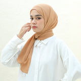 Yure Inner Shawl Caramel (Pashmina Ceruti Babydoll)