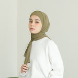 Yure Inner Shawl Army (Pashmina Ceruti Babydoll)