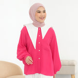 Faye Collar Shirt Fairy Fuschia