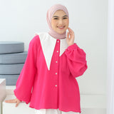 Faye Collar Shirt Fairy Fuschia