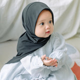 Ameena Instan Black (Hijab Bayi 3-4 Tahun)