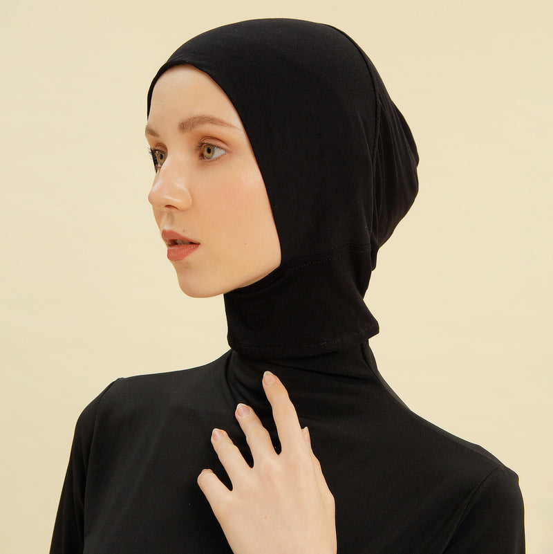 Inner Neck Kerut Black