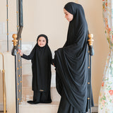 Shameera Prayer Set in Black (Lozy x Hamidah)