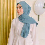 Renee Instant Shawl Blue Grey