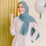 Renee Instant Shawl Blue Grey