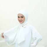 Yure Inner Shawl Broken White (Pashmina Ceruti Babydoll)