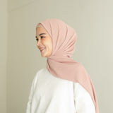 Yure Inner Shawl Dark Nude Pink (Pashmina Ceruti Babydoll)