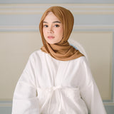 Yure Inner Shawl Hazelnut (Pashmina Ceruti Babydoll)