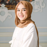 Yure Inner Shawl Hazelnut (Pashmina Ceruti Babydoll)