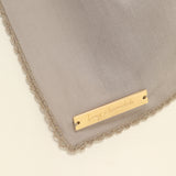 Embroidery Signature Square Stone Grey