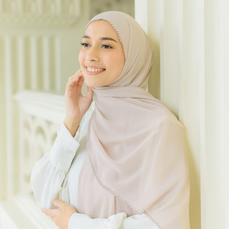 Ziza Shawl Light Cream