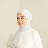 Yure Inner Shawl Light Grey (Pashmina Ceruti Babydoll)