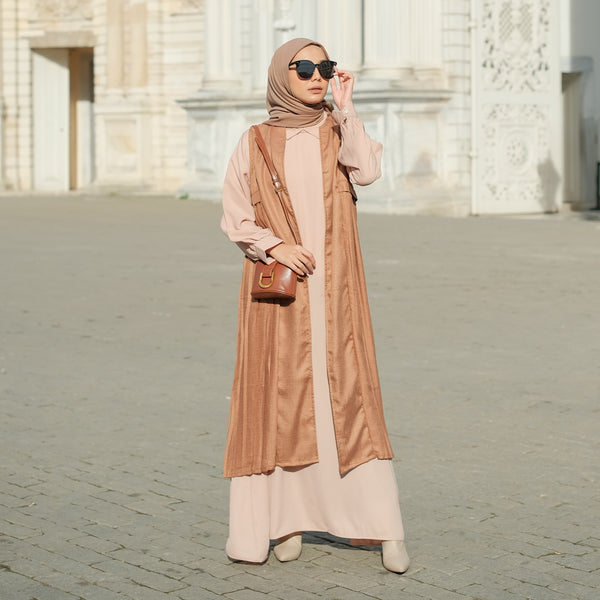 Sahara Outer (Long Outer Plisket) Brown Sugar