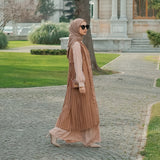 Sahara Outer (Long Outer Plisket) Brown Sugar