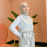 Kumi Vest Cream (Atasan Rompi Linen) Ukuran M