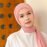 Bawal Inner Shawl Peach Pearl