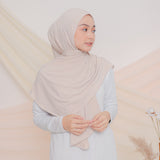 Mahita Instan Shawl (Pashmina Instan) Soft Nude