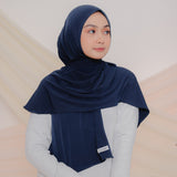 Mahita Instan Shawl (Pashmina Instan) Navy