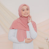 Mahita Instan Shawl (Pashmina Instan) Dark Baby Pink