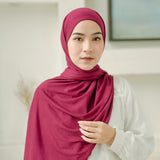 Rayna Instan Shawl (Pashmina Instan Rayon) Maroon