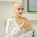 Rayna Instan Shawl (Pashmina Instan Rayon) Peanut