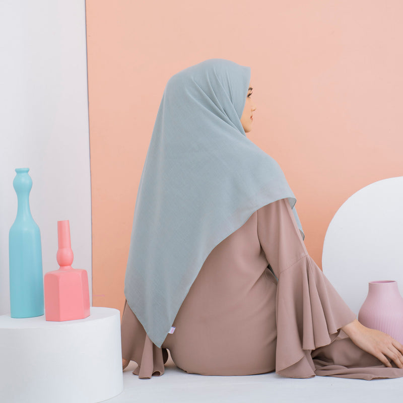 Mima Square Syari (Hijab Segiempat Syari) Sage