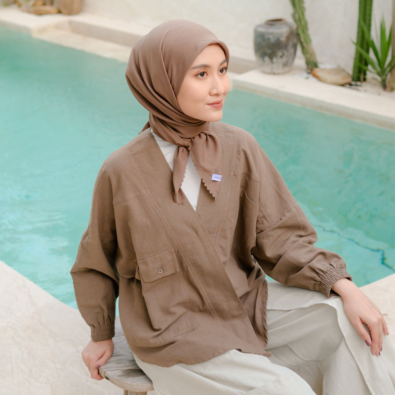 Aluna Shirt Soft Brown