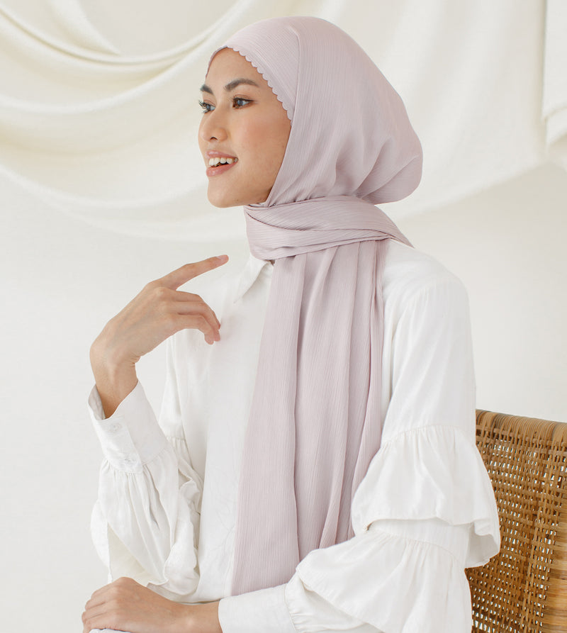 Rayya Silk Lasercut Soft Pink (Pashmina Silk)