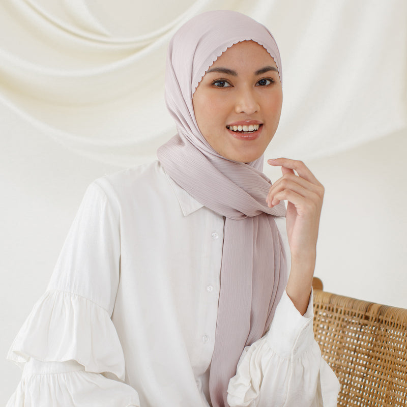 Rayya Silk Lasercut Soft Pink (Pashmina Silk)